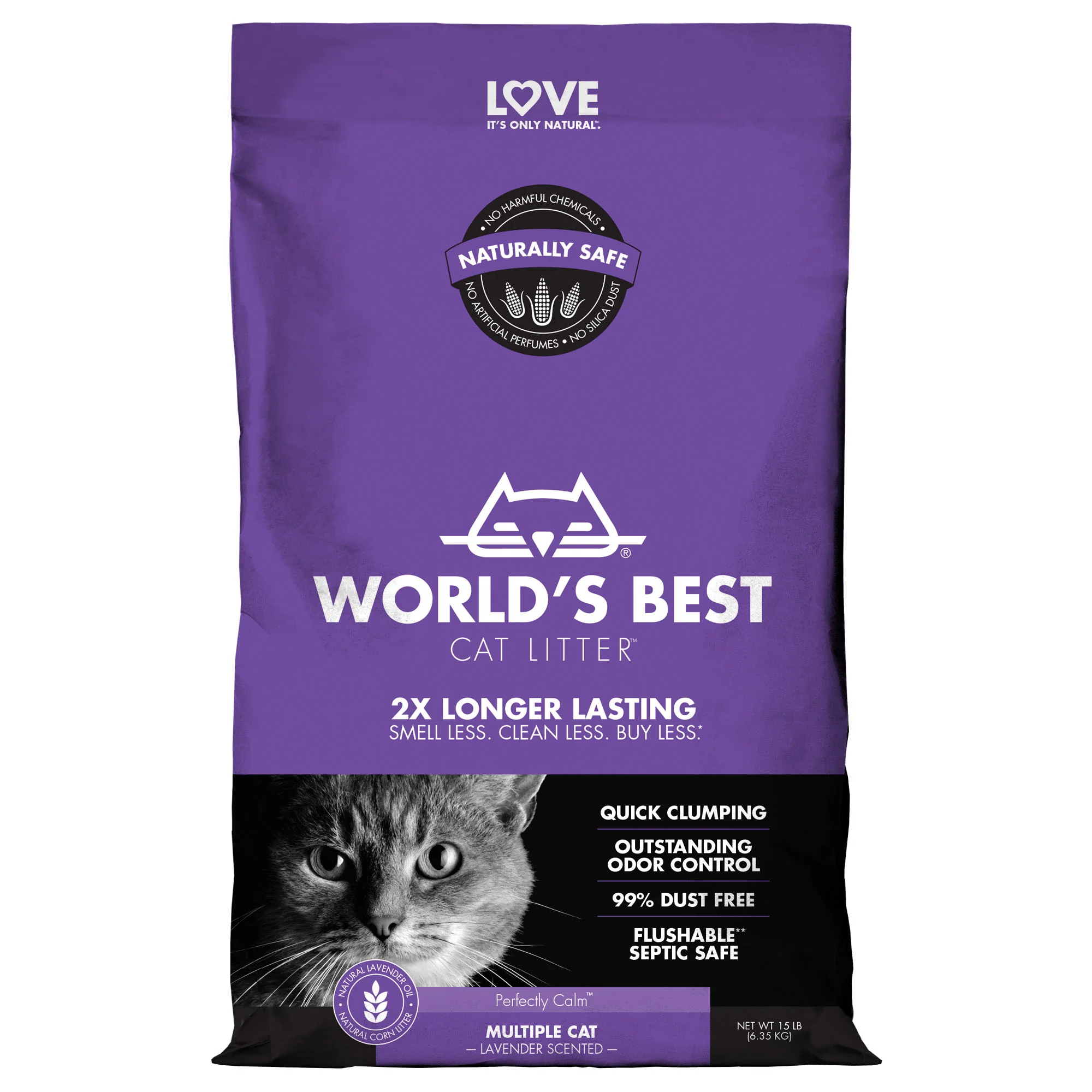 Worlds Best Multi-Cat Lavender Scented Litter - Image 5