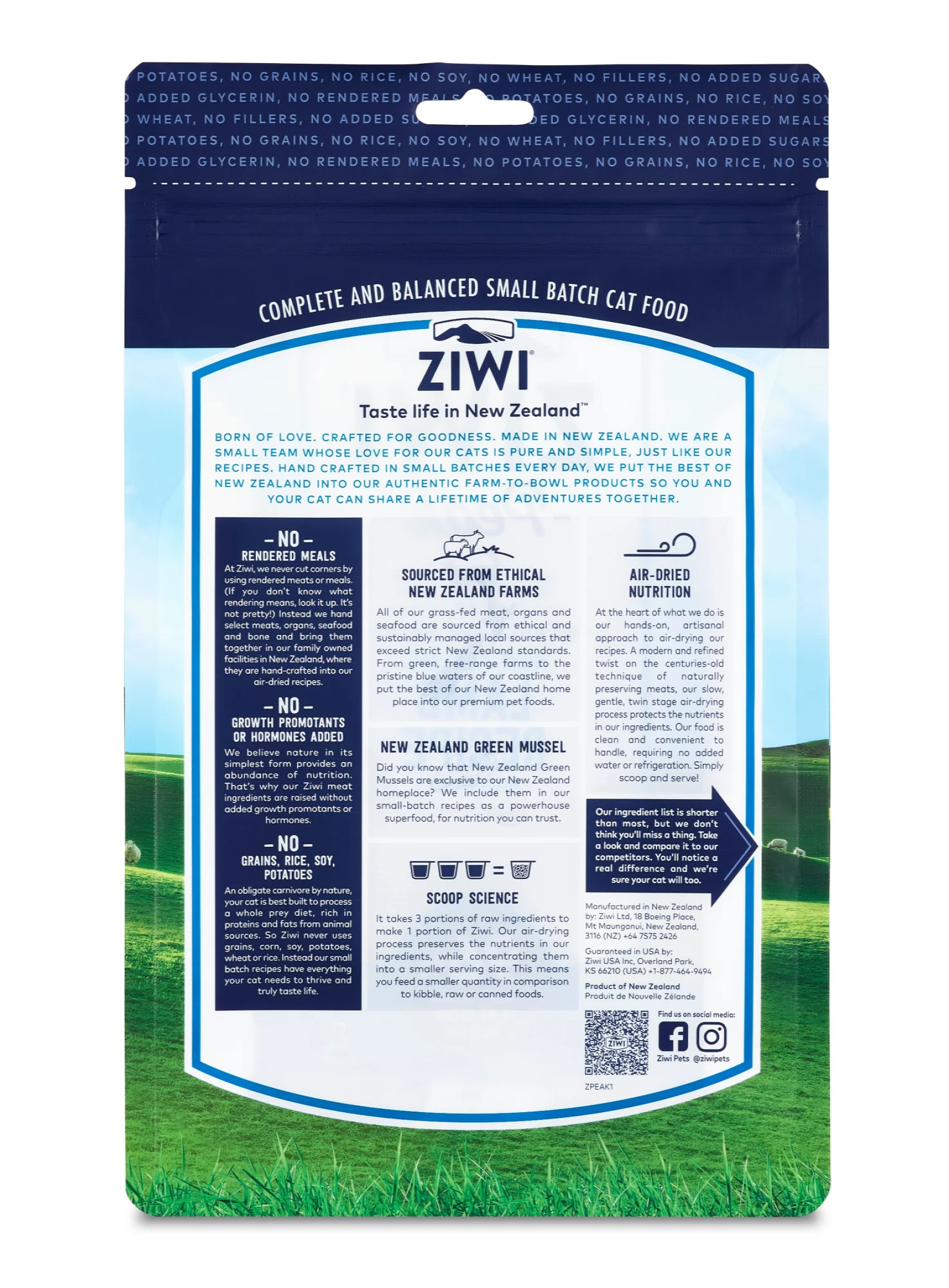 Ziwi Peak Air Dried Grain Free Cat Lamb 14 oz. - Image 4