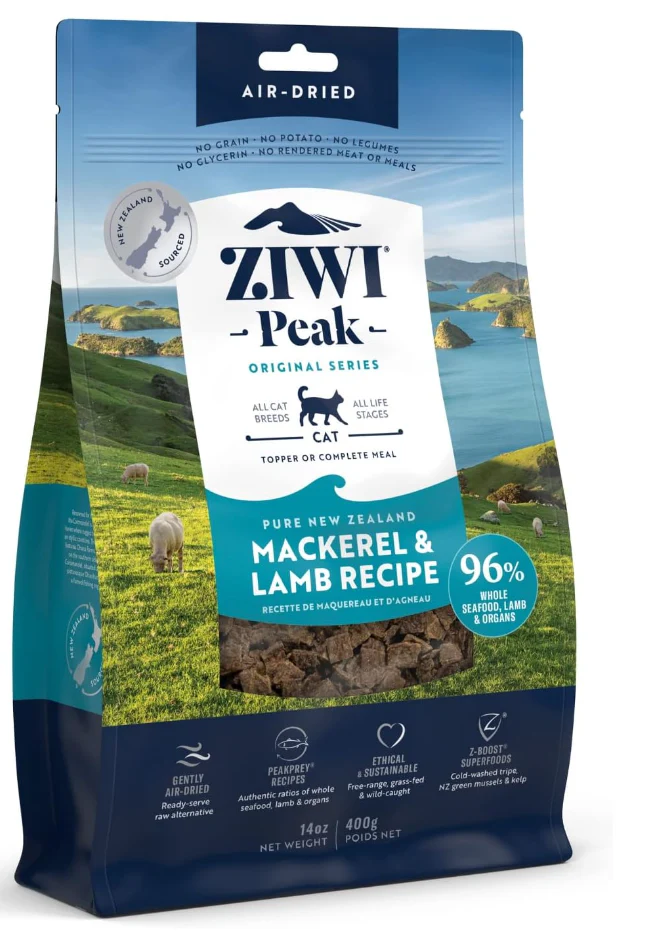Ziwi Peak Air Dried Grain Free Cat Mackerel & Lamb - Image 2