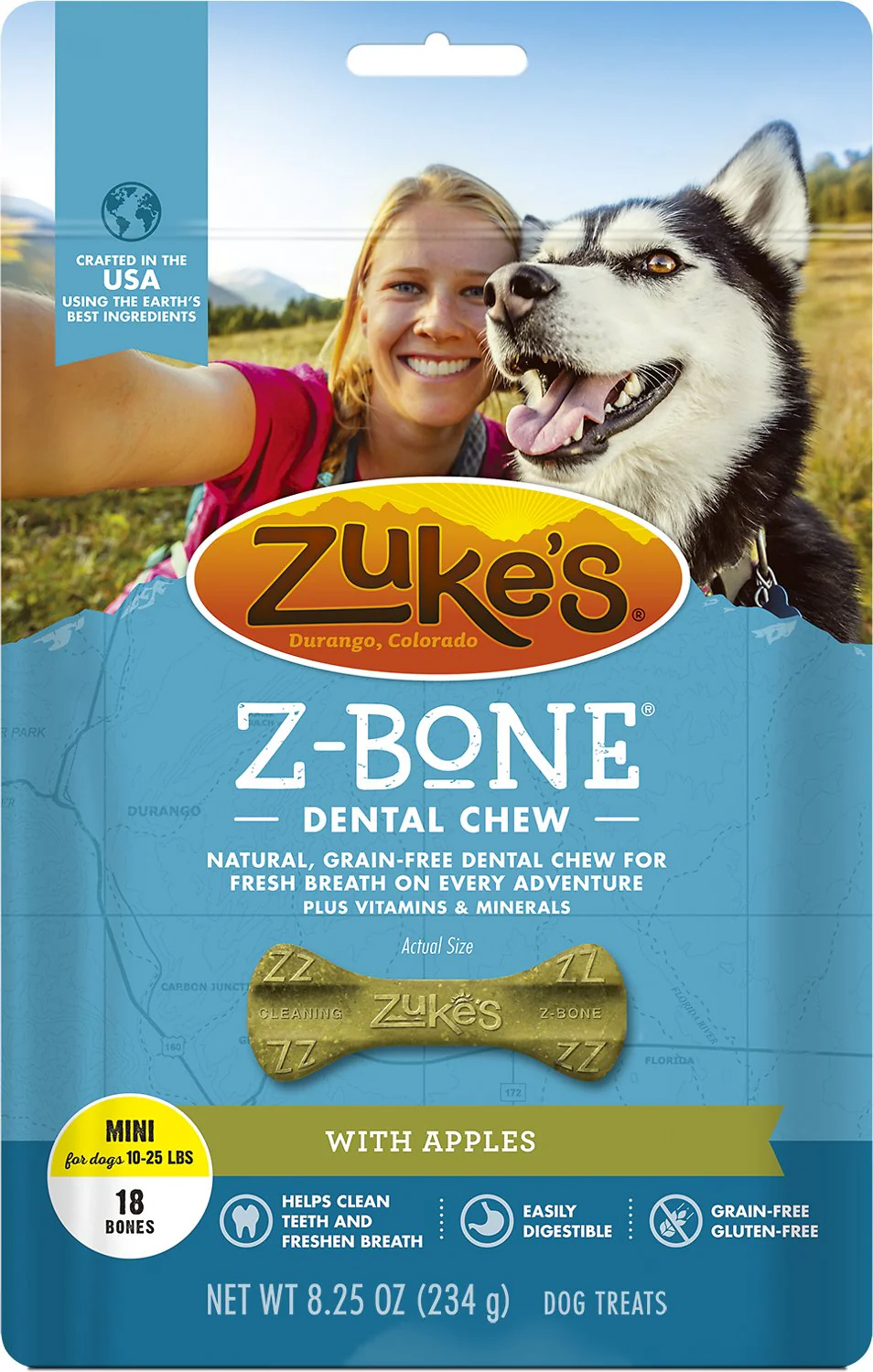 Zuke's Z-Bone with Apples - Image 2